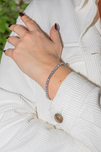 Bracelet Bracelet Ligne Or blanc Diamant 58 Facettes 2870813CN