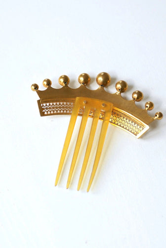 Accessoire Peigne à cheveux ancien couronne 58 Facettes