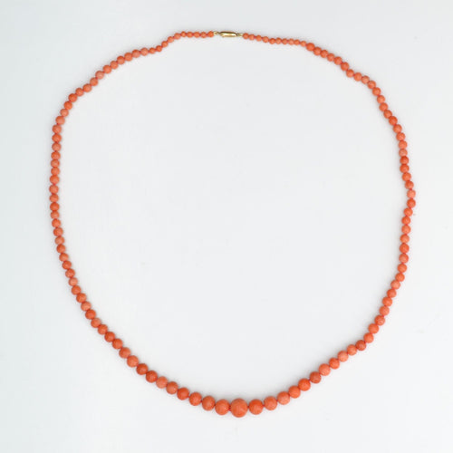 Collier Collier ancien de perles de corail naturel 58 Facettes 05-067