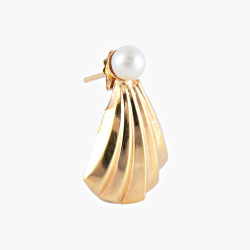 Boucles d'oreilles BOUCLES D’OREILLES « SHELL » OR & PERLES 58 Facettes BO/220061