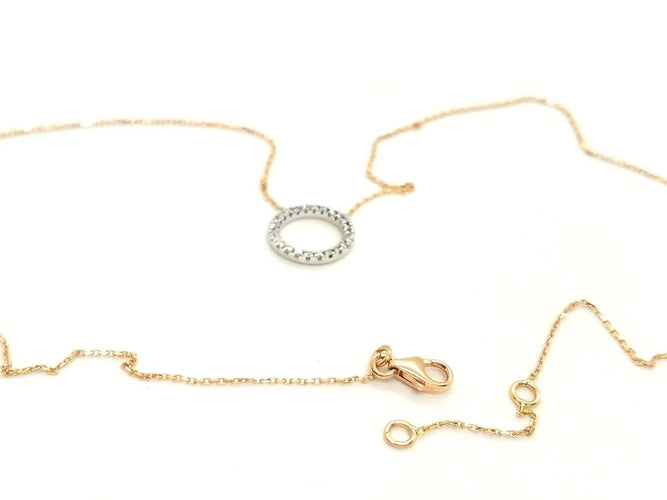 Collier Collier Graphique Or blanc Diamant 58 Facettes 579188RV