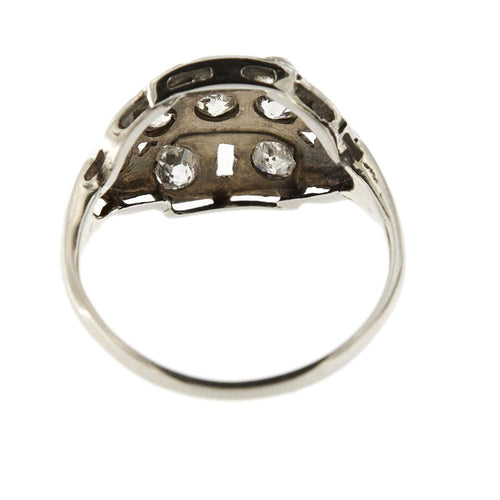 Bague 53 Bague Art Déco Diamants 58 Facettes 32201