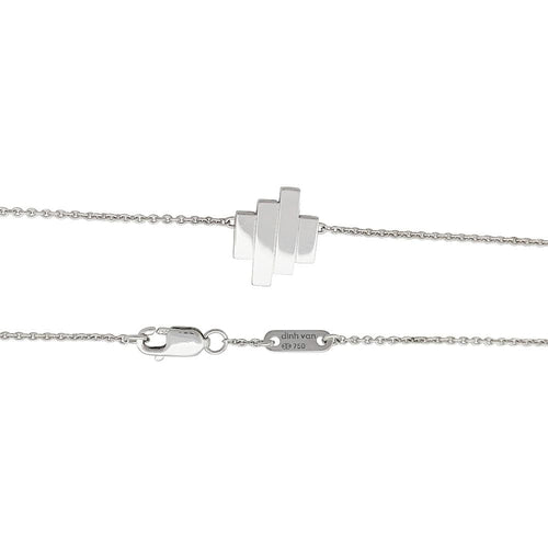 Collier Collier Dinh Van "Cadence" en or blanc, diamants. 58 Facettes 31616