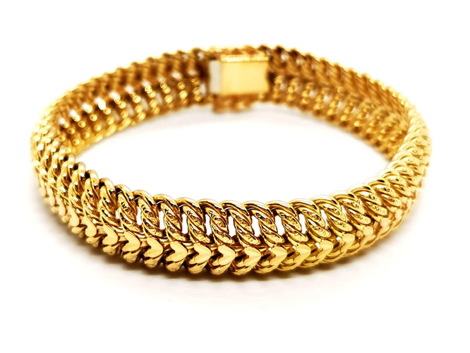 Bracelet Bracelet Maille américaine Or jaune 58 Facettes 1179556CD