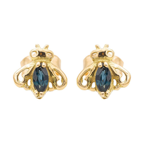 Boucles d'oreilles Boucles d'oreilles Abeille Or jaune Saphir 58 Facettes 2303381CN