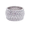 Bague 55 Bague Cartier, "Nigeria", pavage diamants. 58 Facettes 32832