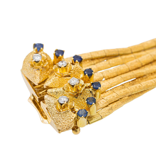 Bracelet Bracelet Manchette Or jaune Diamant 58 Facettes 2331748CN