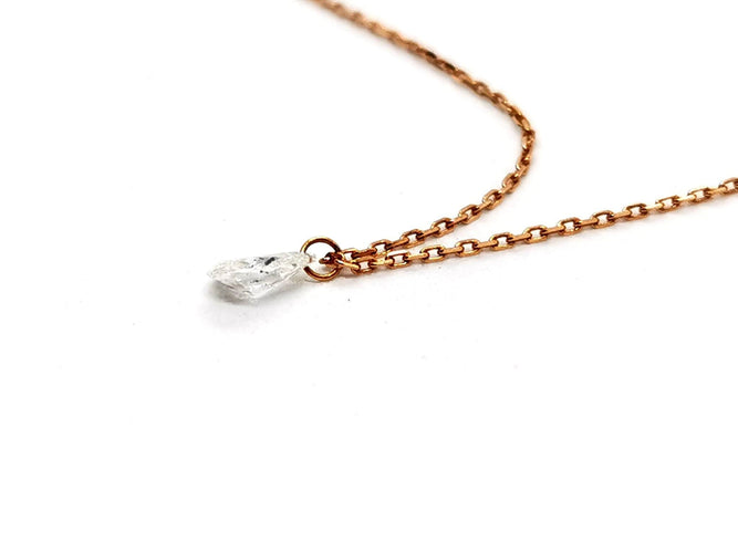 Collier La brune et la blonde Collier 360° Or rose Diamant 58 Facettes 1280075CN