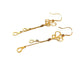 Boucles d'oreilles Boucles d'oreilles Pendantes Or jaune 58 Facettes 1292329CN