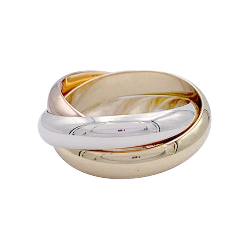 Bague 51 Bague Cartier, Trinity", trois ors. 58 Facettes 32911