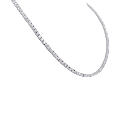 Collier Collier rivière or blanc, diamants. 58 Facettes 32712