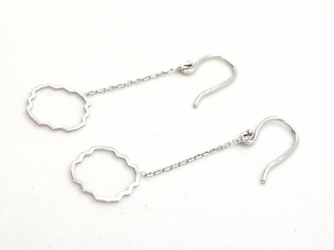 Boucles d'oreilles Boucles d'oreilles Transparence Or blanc 58 Facettes 578918RV