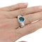 Bague 53 Bague Piaget, "Coeur", or blanc et topaze. 58 Facettes 32050