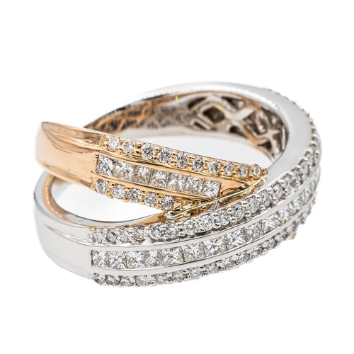 Bague 54.5 Bague Or blanc Diamant 58 Facettes 2505465CN