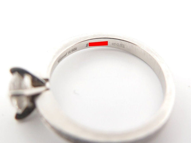 Bague 50 bague solitaire CHOPARD 829074-9006 for ever t50 en platine diamants 0.5ct 58 Facettes 250047