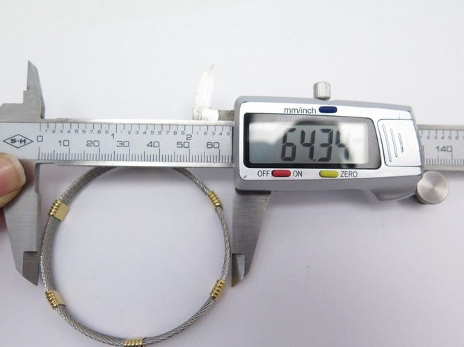 Bracelet vintage bracelet FRED force 10 en or jaune 18k et acier 58 Facettes 242577