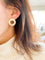 Boucles d'oreilles Dinh Van, boucles d'oreilles en or jaune 58 Facettes 1