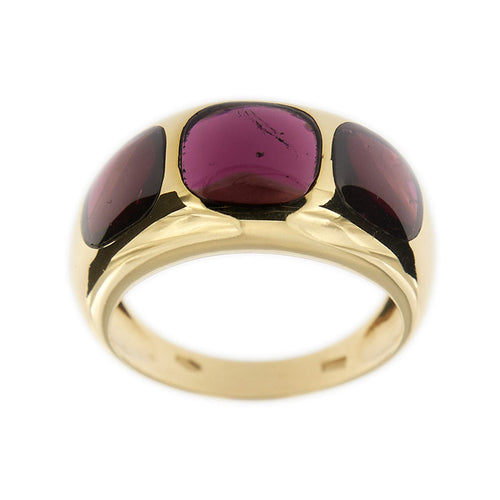 Bague Bague avec grenats 58 Facettes 31196