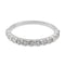 Bague 52 Bague Demi alliance Or blanc Diamant 58 Facettes 2513750CN