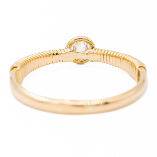 Bague 53 Bague Solitaire Or jaune Diamant 58 Facettes 2432031CN