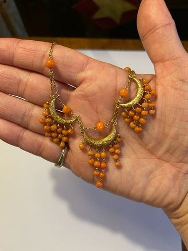 Collier Collier corail et or jaune, époque Napoléon III 58 Facettes