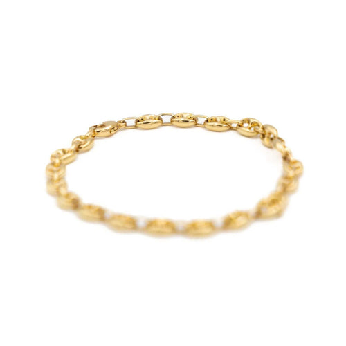 Bracelet Bracelet Grain de café Or jaune 58 Facettes 2034055CN