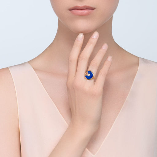 Bague 53 Bague Cartier Amulette Lapis Lazuli Diamant 58 Facettes 21-857