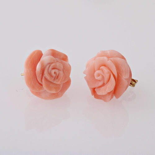 Boucles d'oreilles Boucles d'oreilles roses de corail 58 Facettes 23-260A