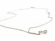 Collier Collier Chaîne + pendentif Or blanc Diamant 58 Facettes 06594CD