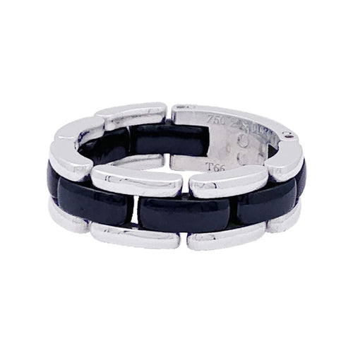 Bague 66 Bague Chanel, "Ultra", or blanc, céramique. 58 Facettes 33402