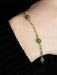 Bracelet Or Jaune / Jade BRACELET OR ET JADE 58 Facettes BO/220017-STA