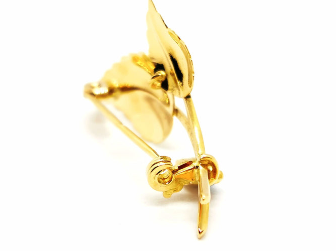 Broche Broche Fleur Or jaune Saphir 58 Facettes 1649451CN