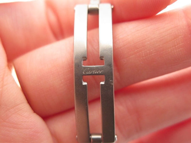 Montre montre CARTIER tank francaise pm 25 mm quartz acier 58 Facettes 257406