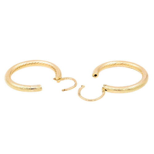 Boucles d'oreilles Boucles d'oreilles Créoles Or jaune 58 Facettes 2260014CN