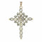 Pendentif Pendentif croix, diamant taille rose 58 Facettes 23054-0078