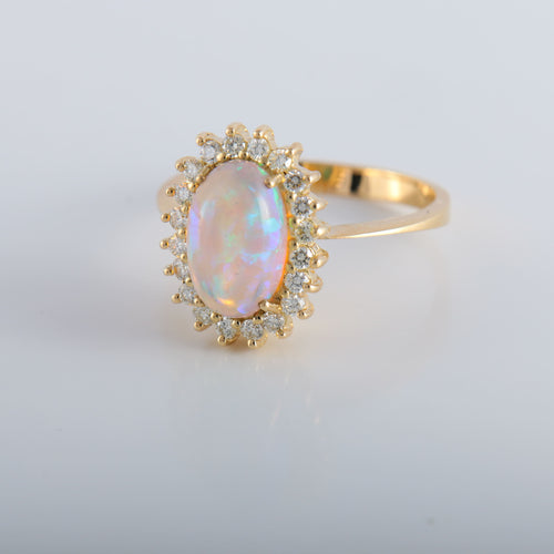 Bague 60 Bague cocktail en or jaune 58 Facettes