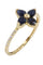 Bague BAGUE FLEUR SAPHIRS ET DIAMANTS 58 Facettes 056241