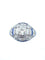 Bague Bague Art-Deco, diamants et saphirs calibrés 58 Facettes