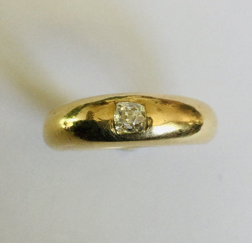 Bague 54 Bague en Or jaune & diamant 58 Facettes