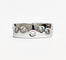 Bague 58 Bague ruban or blanc diamants 58 Facettes 1-767/6