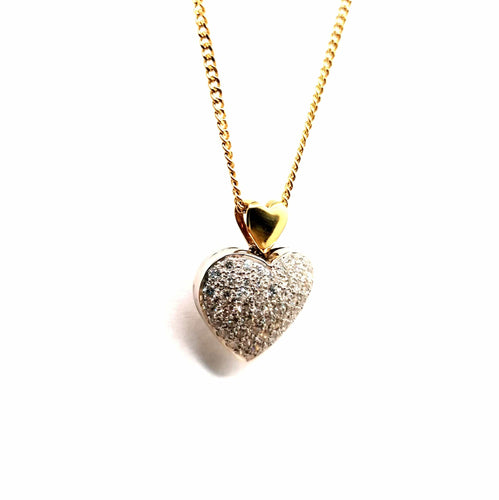 Pendentif Pendentif coeur diamants 58 Facettes 3487