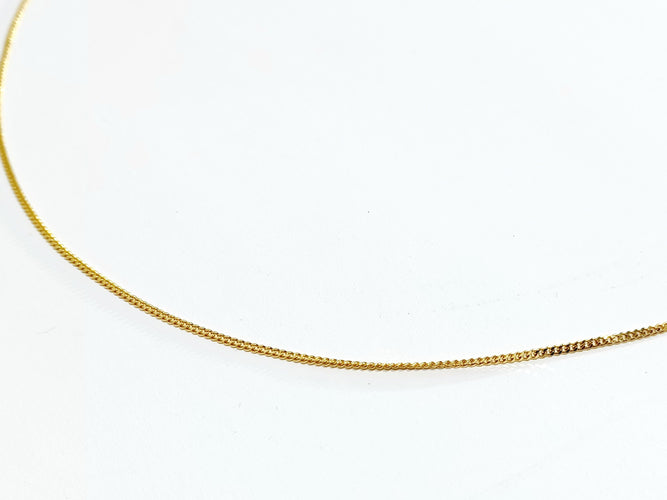 Collier Chaine Or jaune Maille Gourmette 58 Facettes