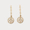 Boucles d'oreilles Paire de dormeuses diamants 58 Facettes