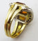 Bague Bague vintage citrines et diamants en or et argent 58 Facettes