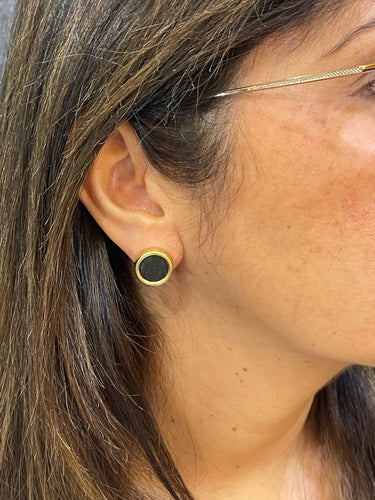 Boucles d'oreilles Boucles d’oreilles Clous Or jaune Pièces antiques 58 Facettes