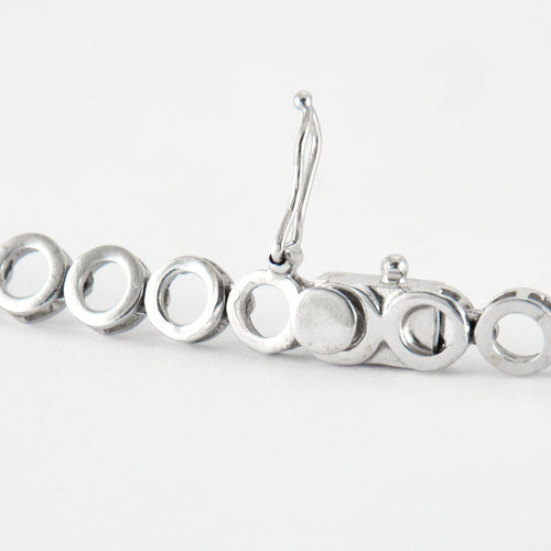 Collier Collier en Or Blanc & diamants 58 Facettes