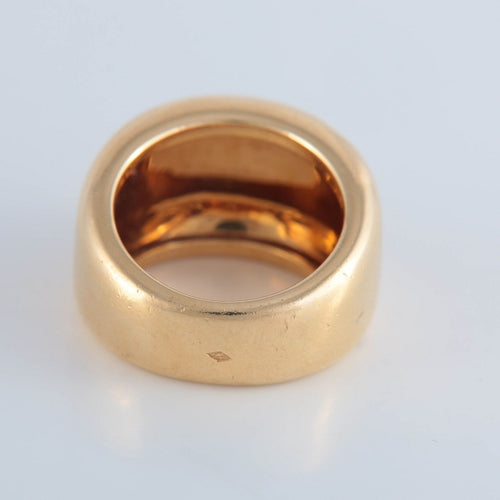 Bague 52 CARTIER - gros anneau en or jaune 58 Facettes