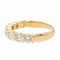 Bague 52 Bague Demi alliance Or jaune Diamant 58 Facettes 2686812CN