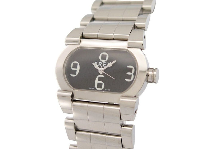 Montre montre FRED move one 32 mm acier palladie quartz 58 Facettes 258129