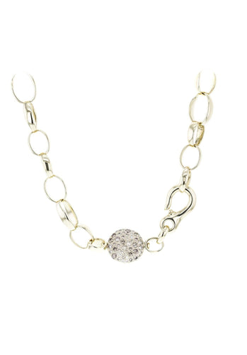 Collier Collier POMELLATO Sabbia en Or Blanc 750/1000, Or Jaune 750/1000 58 Facettes 60639-56249